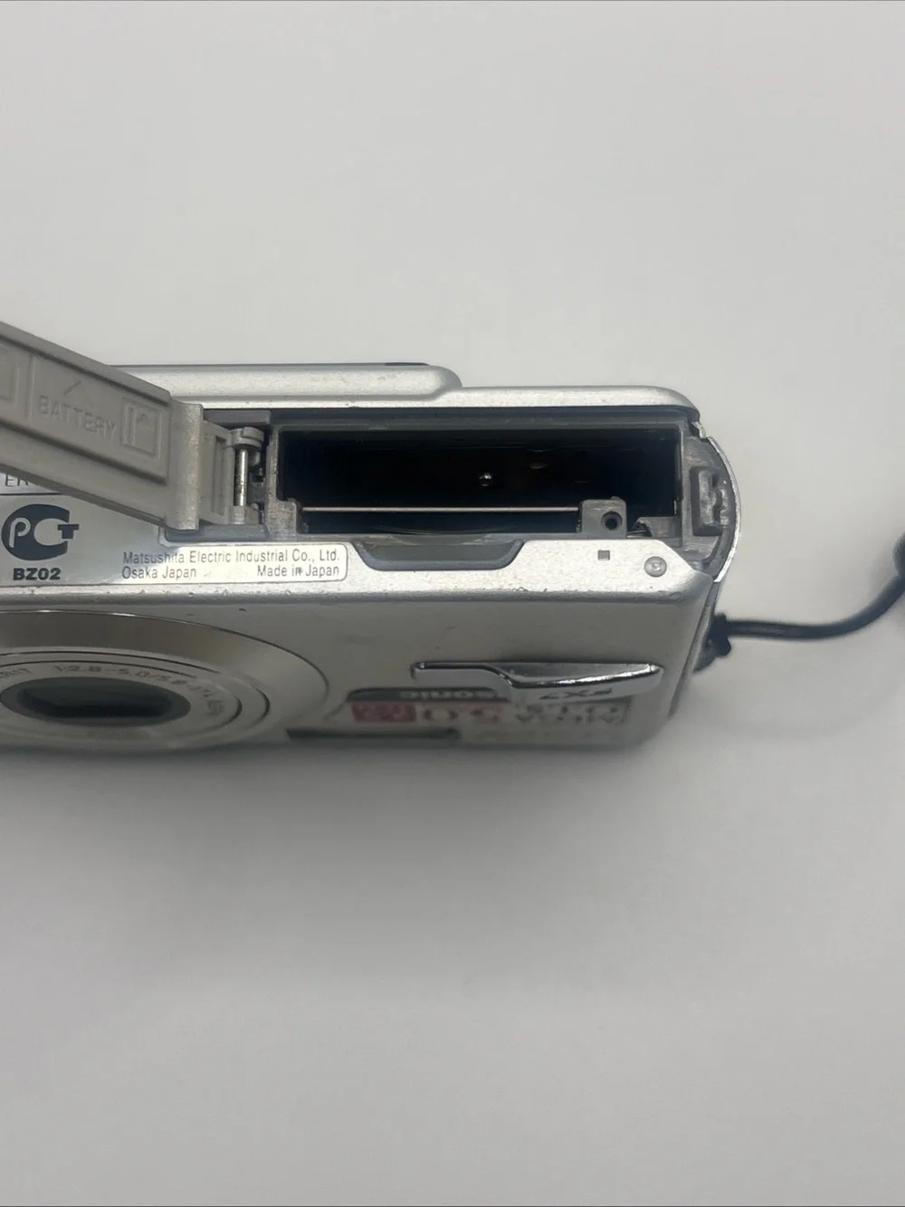 Panasonic LUMIX DMC-FX7 Digital Camera Only No Battery Or Charger
